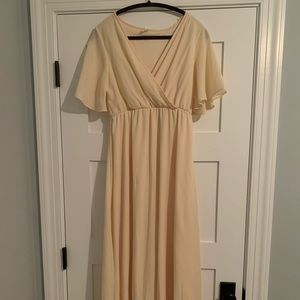 Pink Blush Maternity Gown